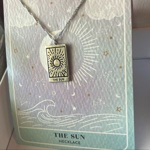 Sun Tarot Card Necklace Pura Vida 